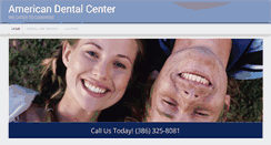 Desktop Screenshot of americandentalcenterofpalatka.com